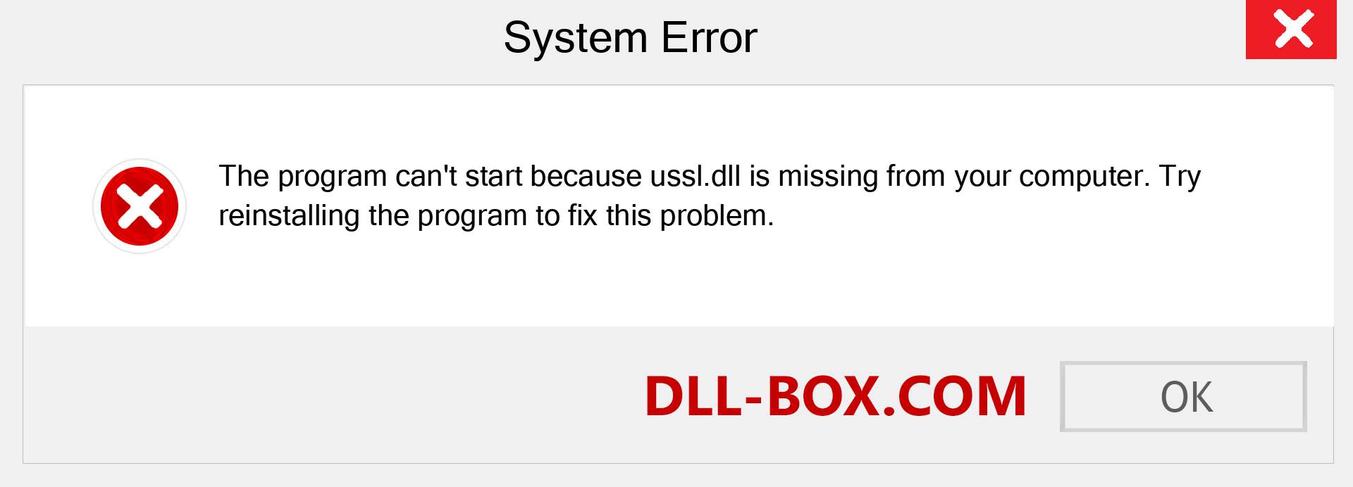  ussl.dll file is missing?. Download for Windows 7, 8, 10 - Fix  ussl dll Missing Error on Windows, photos, images